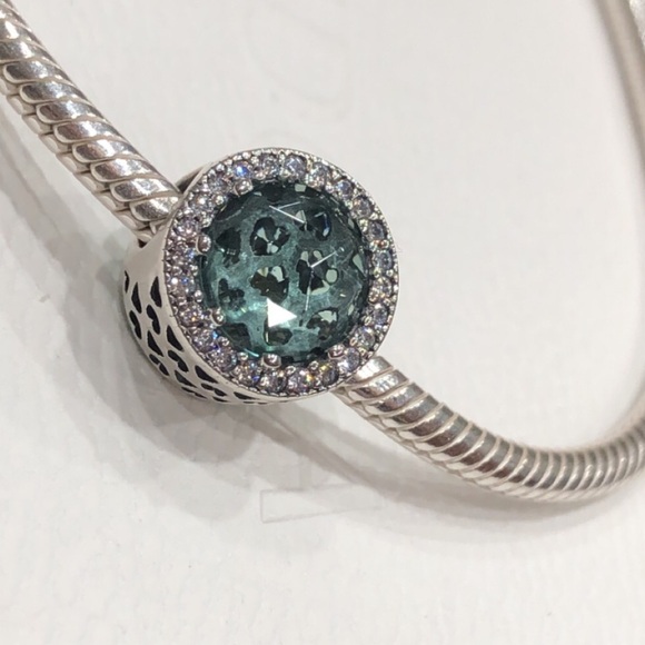 Pandora Charm 100% AUTHENTIC Glacier Hearts Blue - Picture 6 of 9